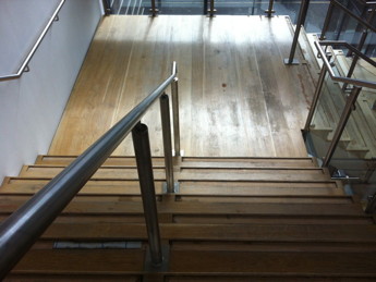 Oak Staircase Before Junckers FRICTION+ applied