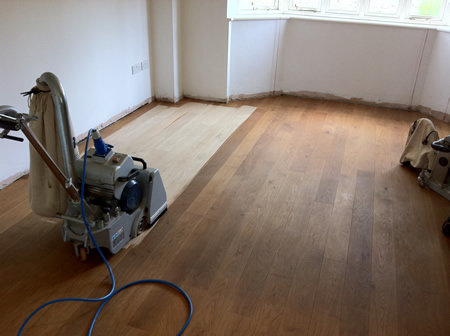 Solid Oak Floor Sanding in North Wales by Woodfloor-Renovations