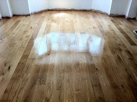 Oak Wood Flooring Restoration in North Wales by Woodfloor-Renovations