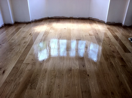 Oak Floor Restored in North Wales by Woodfloor-Renovations