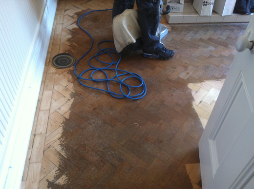 Floor Sanding North Wales Pine Wood Block Flooring