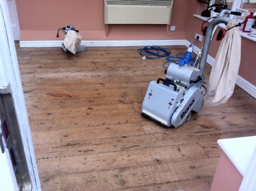 Floor Sanding in Chester, Pitch Pine Floorboards, Floor Renovation Sanded and Sealed