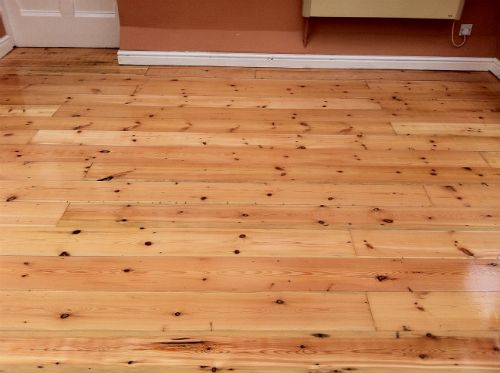 Pitch Pine Floorboards Sanded, Sealed and Restored in Chester