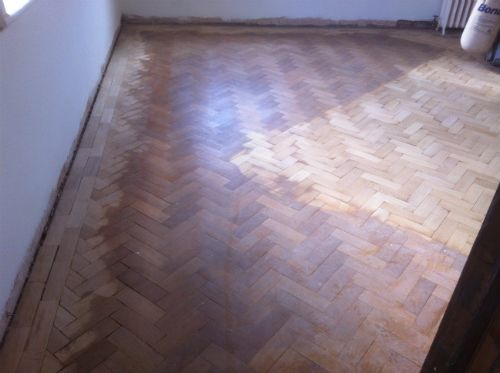 Parquet Wood Block Floor Sanding and Restoration in Chester