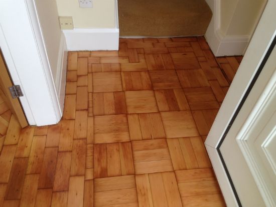 Douglas Fir Wood Block Flooring Renovated in Chester, Cheshire
