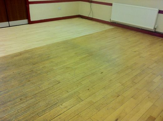 Beech Hardwood Floor Restoration in North Wales by Woodfloor-Renovations
