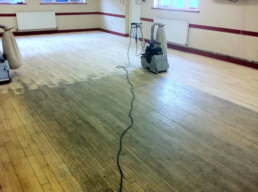 Junckers Beech Hardwood Flooring Renovated in North Wales by Woodfloor-Renovations