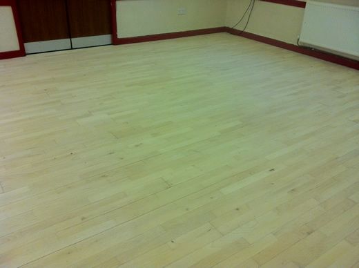 Beech Flooring Sanded and Sealed in North Wales
