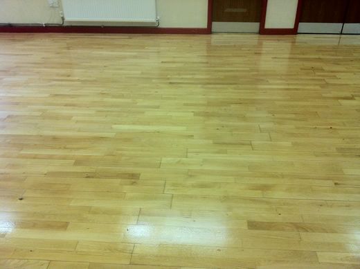 Beech Hardwood Floor Sanded Sealed in North Wales by Woodfloor-Renovations