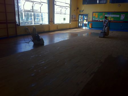 Parquet Floor Sanding Iroko Hardwood Flooring in Solihull by Woodfloor-Renovations