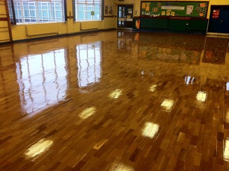 Wood Floor Sanding Iroko Parquet Floor in Solihull by Woodfloor-Renovations