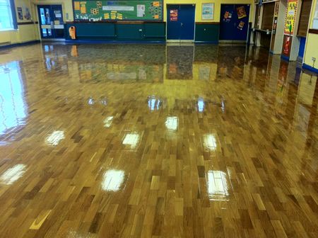 Hardwood Floor Renovation Sanding Iroko Parquet Flooring in Solihull by Woodfloor-Renovations