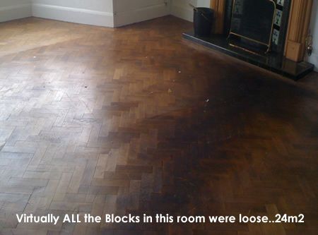 Parquet Block Repairs and Floor Sanding in North Wales