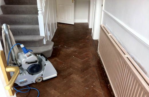 Parquet Wood Block Floor Sanding and Renovation in Cheshire
