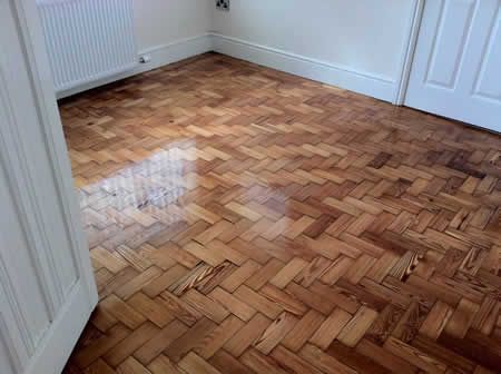 Parquet Wood Floor Sanding and Sealing in North Wales by Woodfloor-Renovations