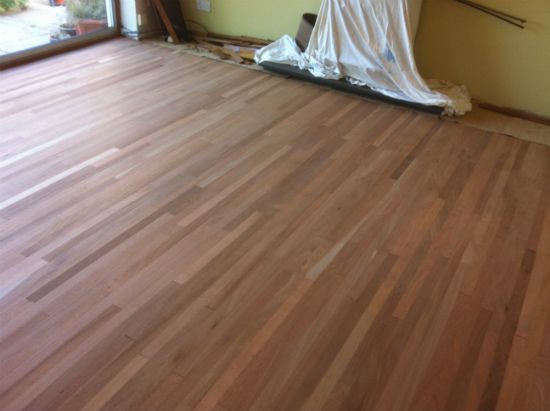Mahogany Hardwood Flooring Repaired, Sanded and Sealed by Woodfloor-Renovations 