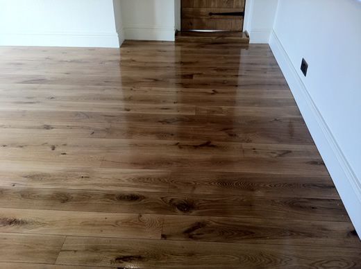 Rustic Oak Hardwood Floors Sanded, Sealed, Restored in North Wales by Woodfloor-Renovations