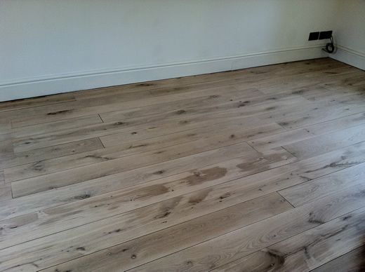 Rustic Oak Hardwood Flooring Sanded, Sealed, Restored in North Wales 