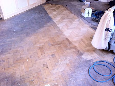 Wood Floor Restoration at Millbank Pub in Rhyl North Wales