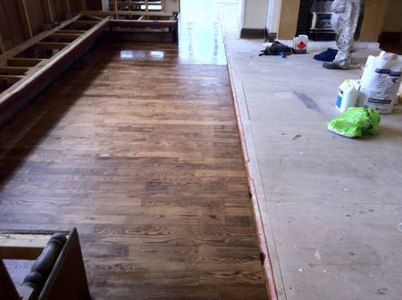 Wooden Floor Restoration at Millbank Pub in Rhyl North Wales
