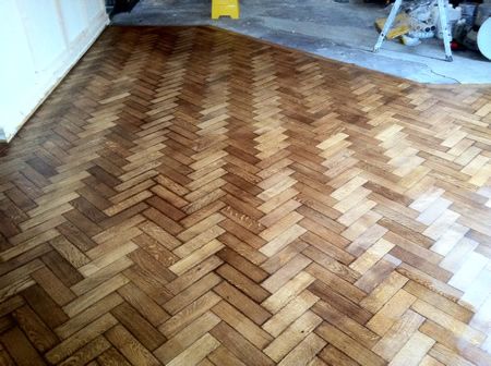 Parquet Wood Flooring Restored at Millbank Pub in Rhyl North Wales