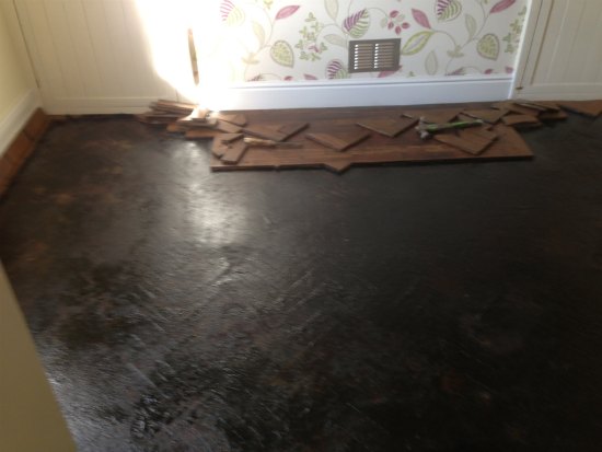 Oak Parquet Block Floors Repaired and Restored in Conwy Valley, North Wales